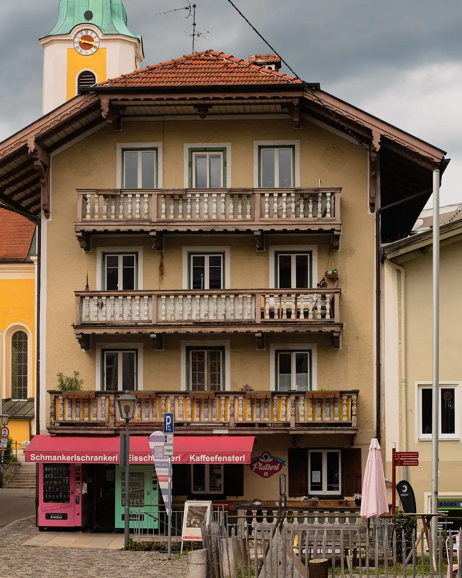Miesbach, town square